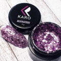 Karo Meteor gel pink 5g Гель гліттер з блискітками кольоровими