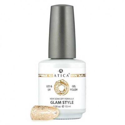 Atica #074 Glam Style Гель-лак кольоровий 7.5ml