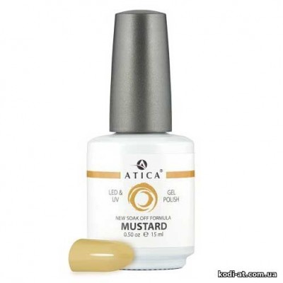 Atica #126 Mustard Гель-лак кольоровий 7.5ml