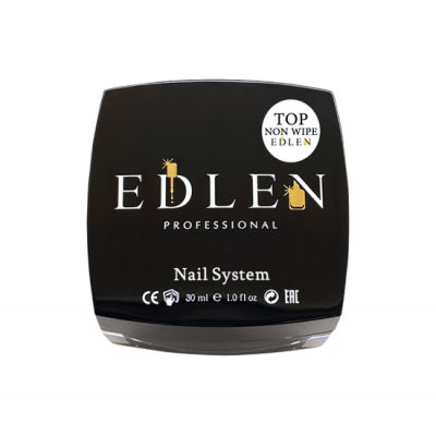 Edlen Top No Wipe No UV-Filters Топ прозорий без UV фільтра 30ml