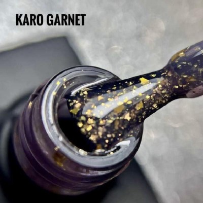 Karo Garnet Гель-лак напівпрозорий з блискітками 8ml