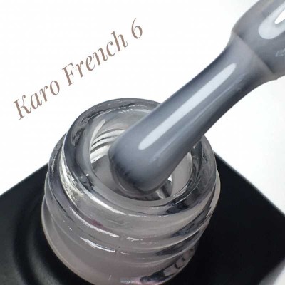 Karo French #06 Гель-лак камуфлюючий напівпрозорий 8ml