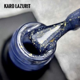 Karo Lazurit Гель-лак напівпрозорий з блискітками 8ml