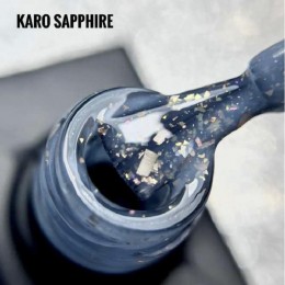Karo Sapphire Гель-лак напівпрозорий з блискітками 8ml