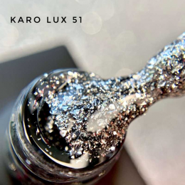 Karo Lux #051 Гель-лак кольоровий з поталлю 8ml