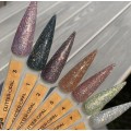 Saga Glitter Opal #4 Гель гліттер з кольоровими блискітками 8ml