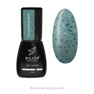 Siller Terrazzo #7 База з різнокольоровою поталлю 8ml