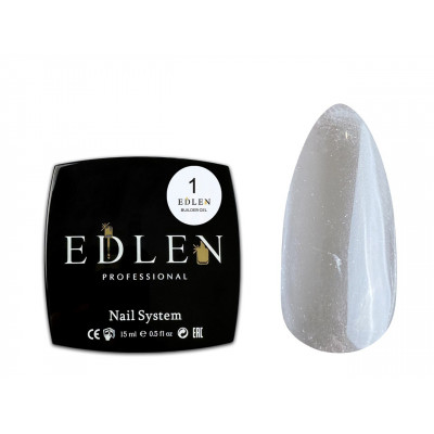 Edlen Builder Gel #01 Clear Гель кольоровий прозорий 15ml