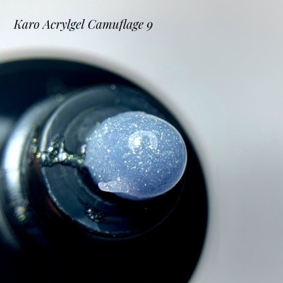 Karo Acryl Gel Camuflage #09 Полігель кольоровий з блискітками 30g